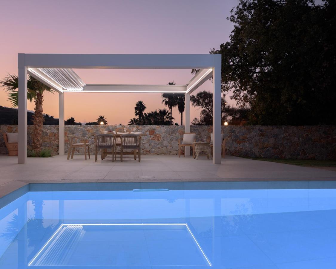 Pelagias Villa Lefka With Heated Pool Mathés Exterior foto